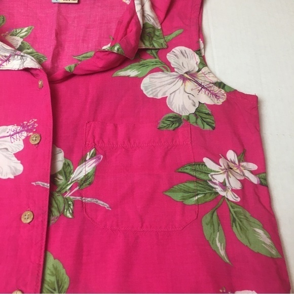 Big Dogs Blouse button up floral print - Picture 3 of 8